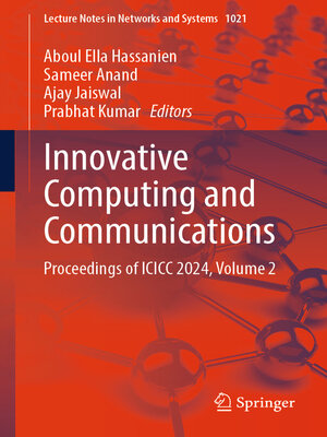 cover image of Innovative Computing and Communications